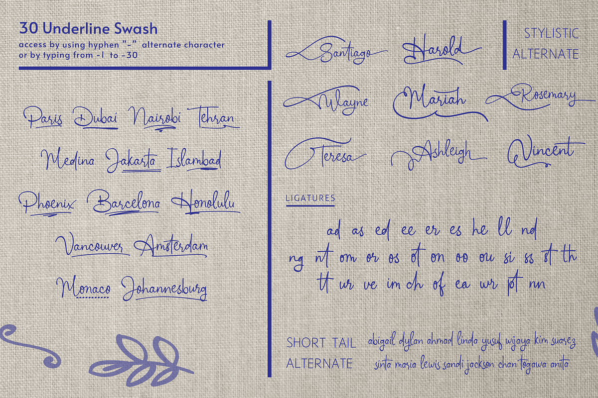 Whimsical Rose Font, a Handwritten Font by Letterhanna Studio (Photo 5 of 10)