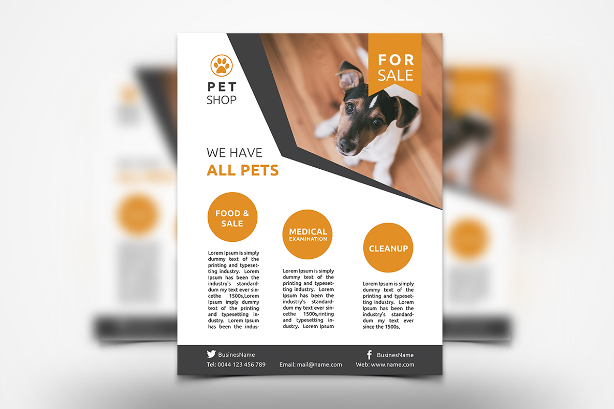 TOP 100 PREMIUM Flyers Templates, a Flyer Template by UNIK Agency (Photo 69 of 82)