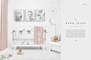 Crib Beddind Designers Kit Mockup, a Bottom Mockup by Creatsy (Thumbnail 16 of 29)