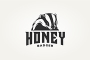 animal honey badger icon logo, a Branding & Logo Template by Blazybone (Thumbnail 1 of 2)