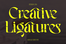 Creative Ligatures Font