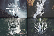 Waterfall. Handcrafted Font (+bonus), a Serif Font by Cosmic Store (Thumbnail 2 of 4)