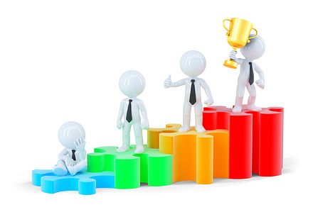 Business people standing on graph, a Business Photo by kirill.makes.pics