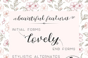 Cherokee Rose Calligraphy Font, a Script Font by Beck McCormick (Thumbnail 6 of 9)