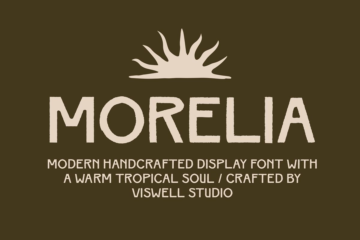 Morelia - Hand drawn Sans, a Handwritten Font by Viswell (Photo 1 of 10)