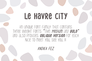Le Havre City Font, a Sans Serif Font by Andika Fez (Thumbnail 1 of 11)