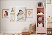 Kids Wall & Frame Mockup Bundle 7, a Print Template by Yuri-U (Thumbnail 16 of 22)