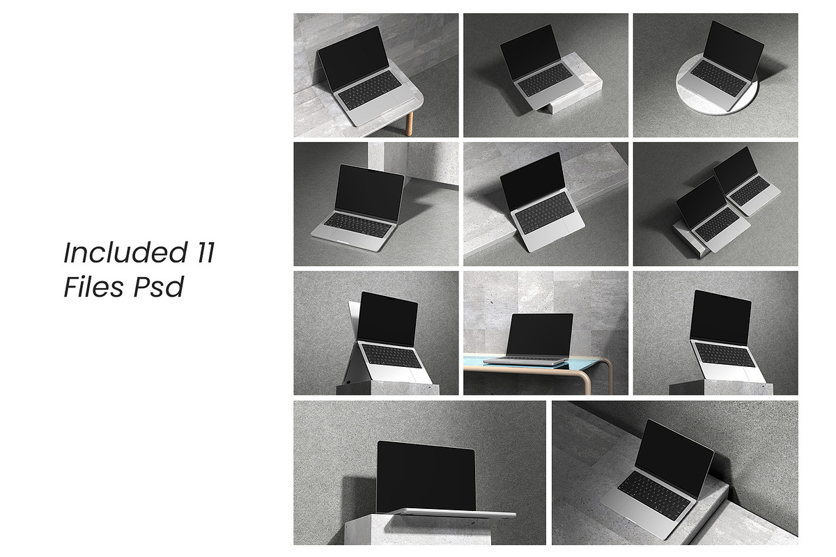 MacBook Pro 14 Mockup, a Mac Mockup by Graphicbars (Photo 13 of 13)