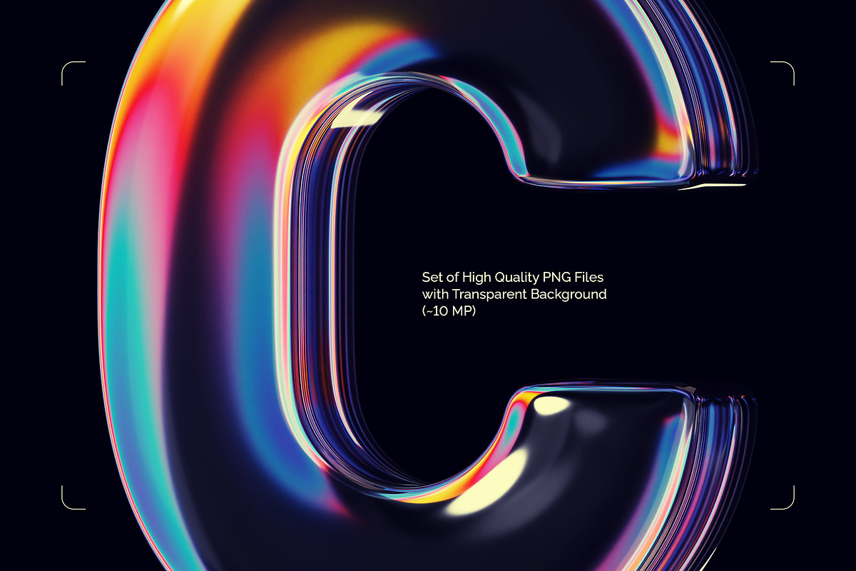 Refraction Ray - Color Bitmap Font, a Sans Serif Font by Gleb Guralnyk (Photo 4 of 5)