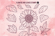 Floral Procreate Stamps for Tattoo, a Brush Add-On by InkPrintsTattoo (Thumbnail 7 of 9)