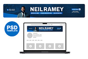 Business Finance YouTube Banner, a Social Media Template by Vaughn Studios (Thumbnail 1 of 5)