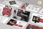 Franchise Restaurant Presentation, a Presentation Template by Flat Icons (Thumbnail 1 of 6)