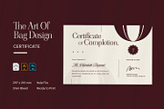 The Art Of Bag Design - Certificate, a Print Template by VUNIRA (Thumbnail 1 of 3)