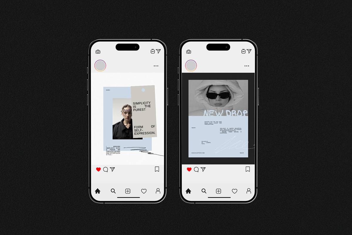 EAUX | SOCIAL MEDIA KIT, a Social Media Template by notgreystudio (Photo 3 of 10)