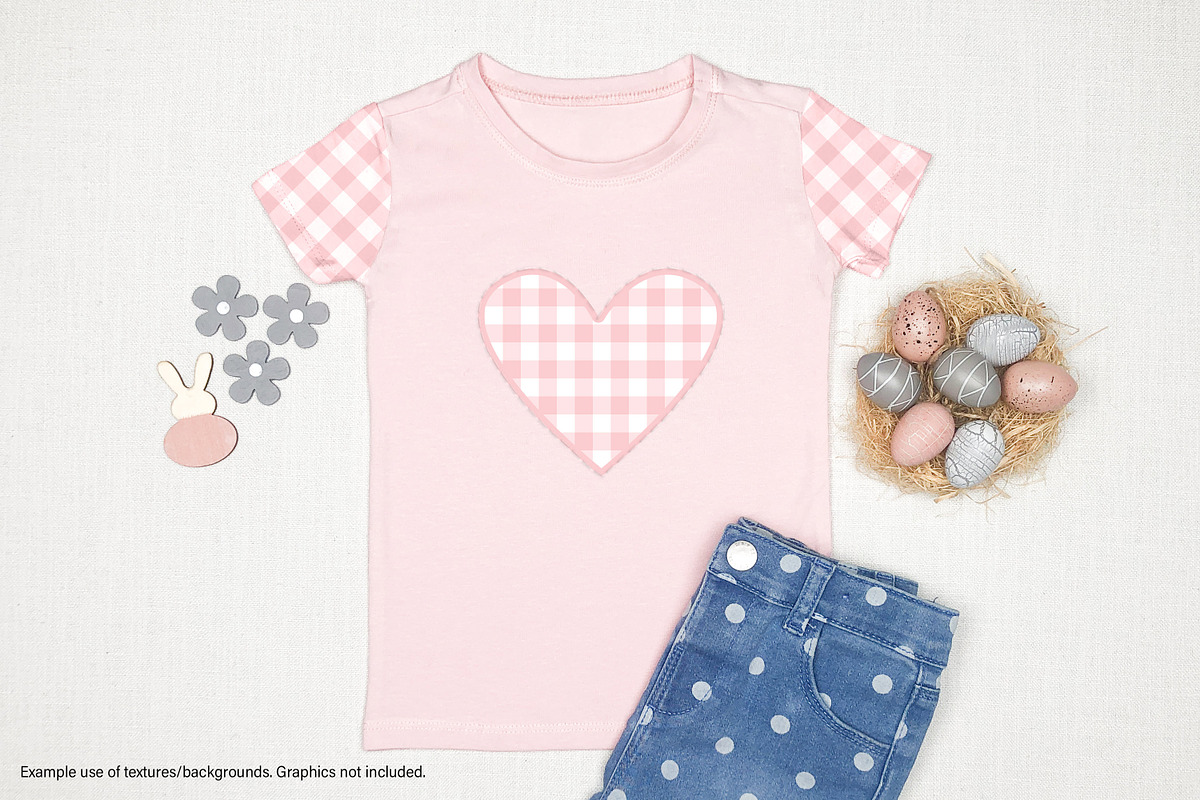 Easter Gingham Backgrounds, a Pattern Graphic by Julie Campbell (Photo 3 of 4)