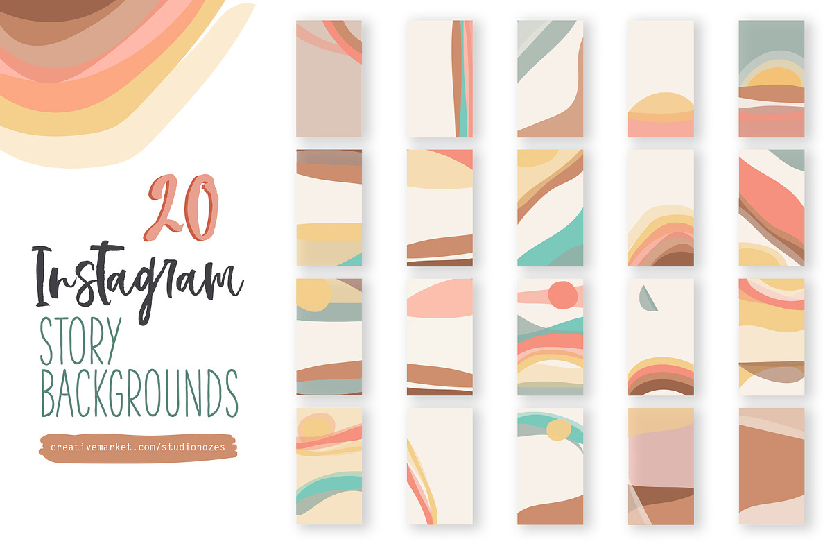 Instagram STORY Template BACKGROUND, a Social Media Template by PATRICIA SODRÉ © (Photo 2 of 2)