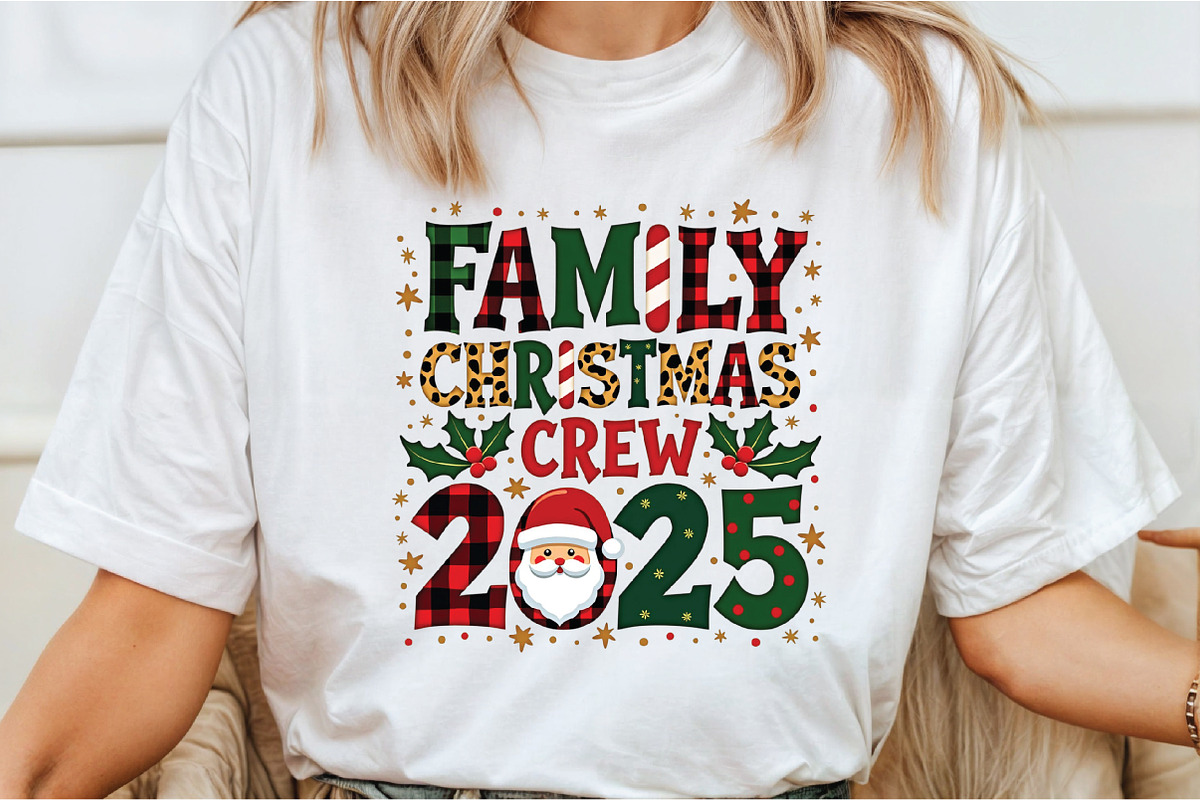 Family Christmas Crew 2025 Png, an Illustration by Libby Wishes (Photo 2 of 5)