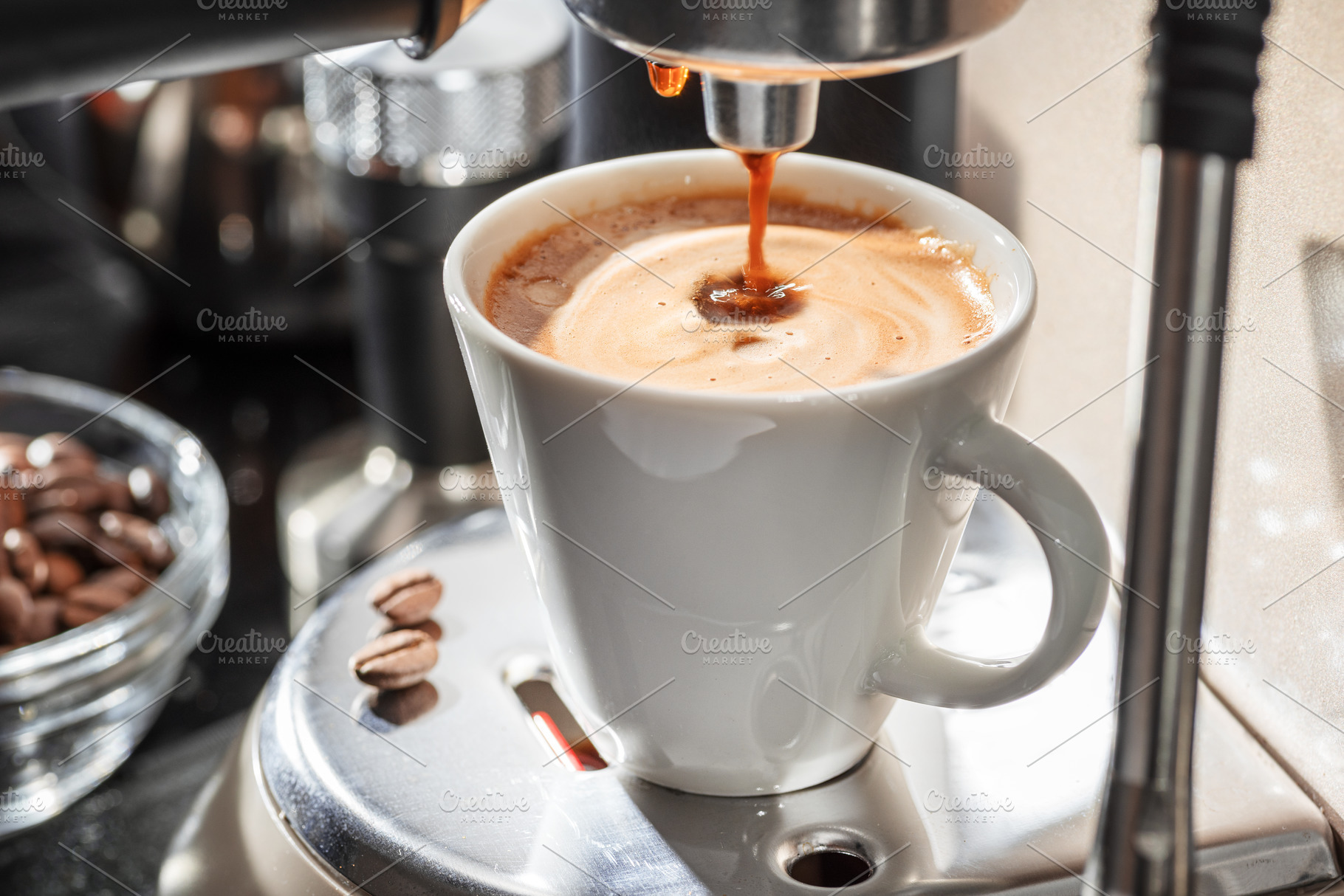 Automatic coffee machine., a Food & Drink Photo by Volff