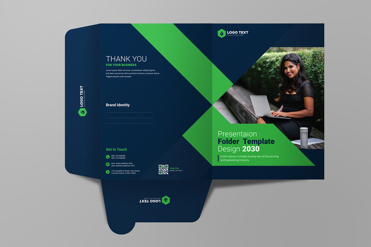 Presentation Folder Template Design, a Poster Template by zahidhossainalif (Photo 6 of 6)