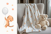 Safari Animals Watercolor clipart, an Animal Illustration by ElenaPlatovaArt (Thumbnail 8 of 15)