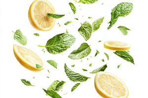 Peppermint leaves, Mint leaf and fre, a Food & Drink Photo by Pixeness Studio