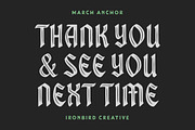 March Anchor & Bonus, a Blackletter Font by IronbirdCreative (Thumbnail 11 of 11)
