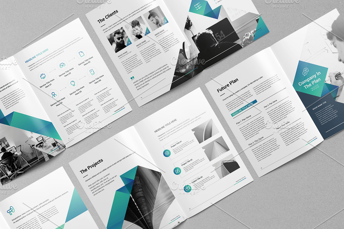 Brochure Bundle - 4 in 1, a Brochure Template by Brochure-Market (Photo 19 of 39)