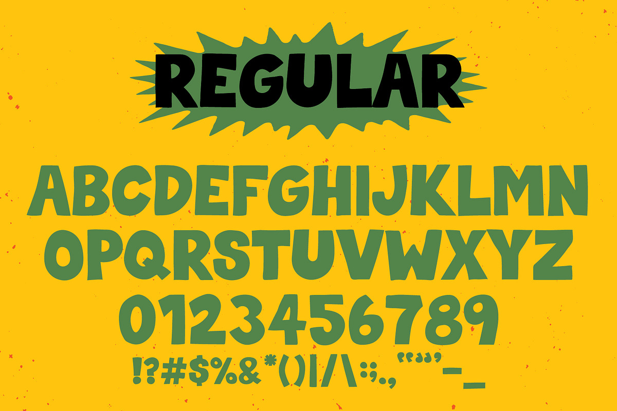 Janky Sans | Wonky All Caps Font, a Sans Serif Font by HeyAidan (Photo 2 of 6)
