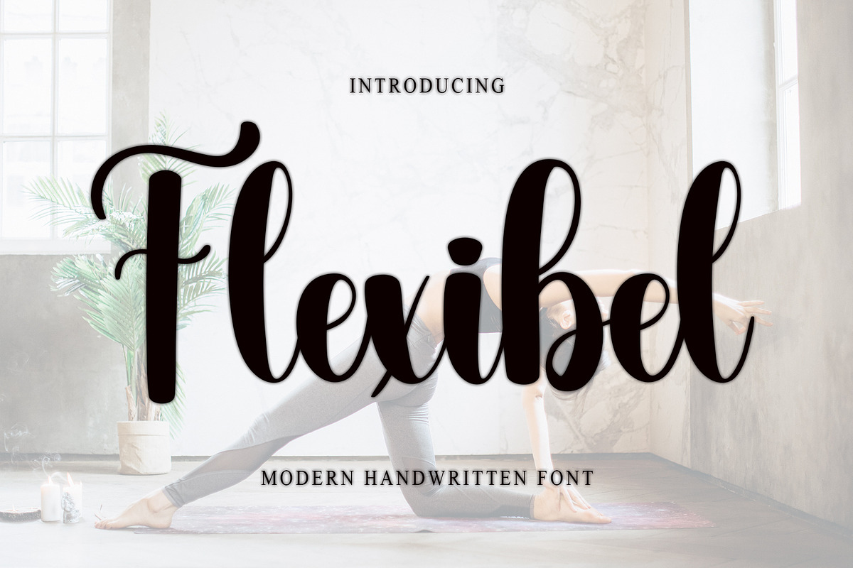 Flexibel, a Handwritten Font by InermediaSTUDIO (Photo 1 of 8)