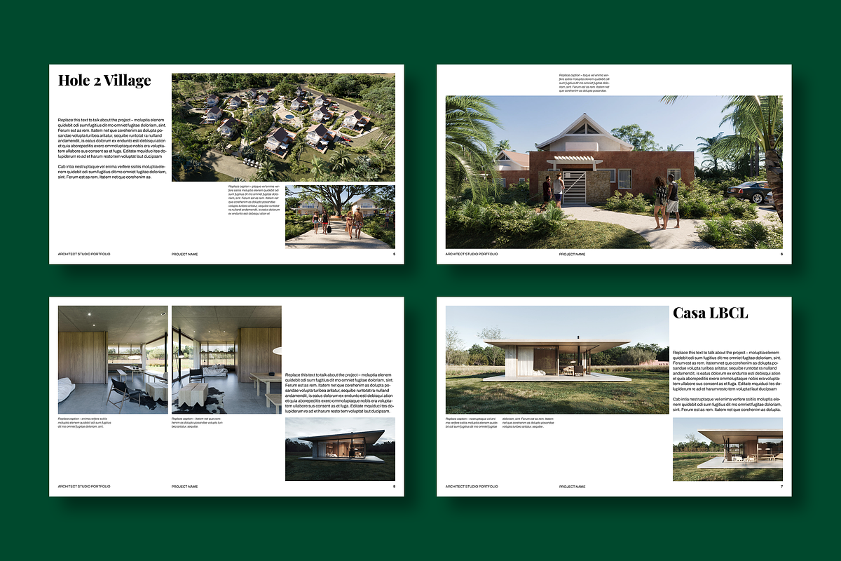 Portfolio Template, a Presentation Template by Typefool's Shop (Photo 4 of 9)