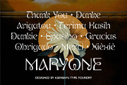Maryone Font, a Serif Font by Asenbayu (Thumbnail 15 of 15)