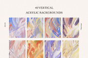 Summer. Abstract Acrylic Backgrounds, a Texture Graphic by Spark Studio Brushes (Thumbnail 9 of 9)