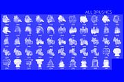 Heavy smoke Photoshop brushes, a Brush Add-On by OOS Design (Thumbnail 4 of 6)