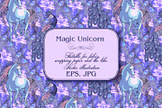 Magic Unicorns - set n1, a Pattern Graphic by Designs by Helen Trupak (Thumbnail 3 of 7)