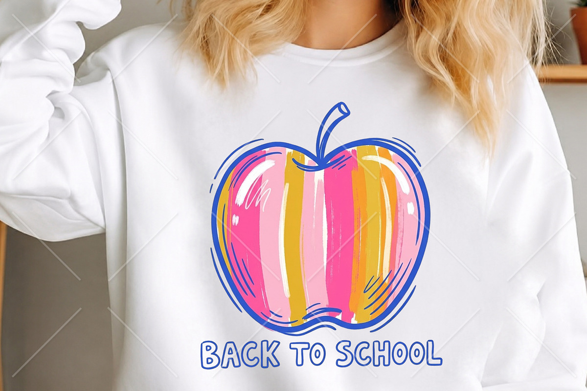 Back to School PNG Apple PNG, a Seasonal Illustration by Canvas Craft (Photo 2 of 5)