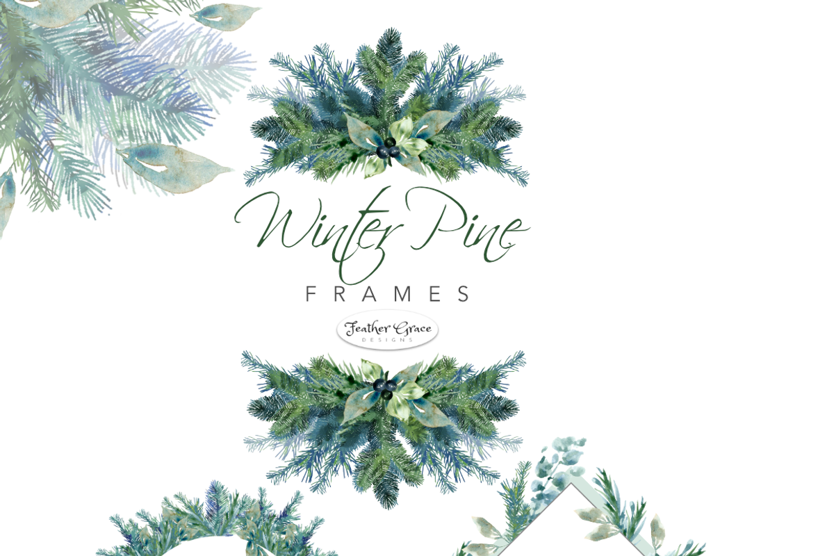 Pine Branches & Wreaths, an Illustration by Feather Grace Designs (Photo 8 of 13)