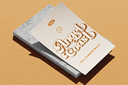 Angel Coast - Retro Modern Font, a Sans Serif Font by Pandeka Studio (Thumbnail 3 of 12)