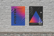 Urban Glued Poster Mockup, an Advertising Mockup by skybluecreative (Thumbnail 1 of 3)