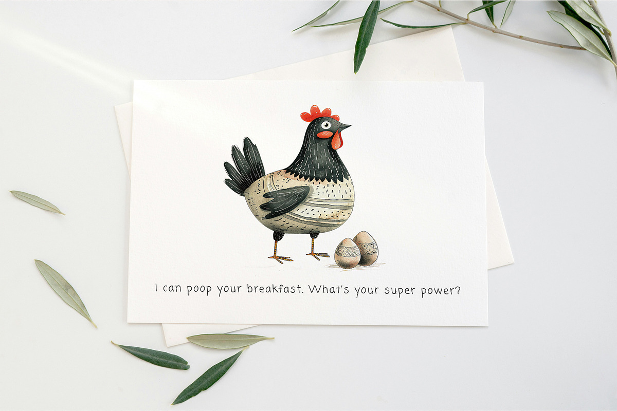 Funny Poultry Bird Clip art, an Animal Illustration by PaintPixelCo (Photo 6 of 9)