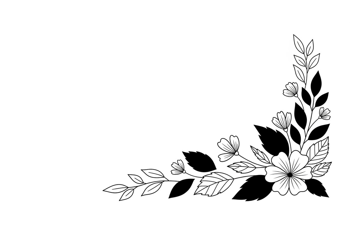 Floral Corner Ornament Clipart Bundl, an Illustration by Creativeshirt (Photo 29 of 48)