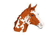 Horse heads set. Stallions breeds, an Animal Illustration by Good Studio (Thumbnail 4 of 12)