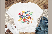 Cute Summer Undersea Clipart, an Illustration by Sublimation Artist (Thumbnail 4 of 6)