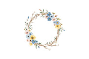 Spring Floral Wreath SVG Bundle, a Graphic by Gfx_Store (Thumbnail 5 of 13)