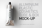 Aluminium Plastic Tube Mock-Up, a Packaging Mockup by TSOBG (Thumbnail 1 of 16)