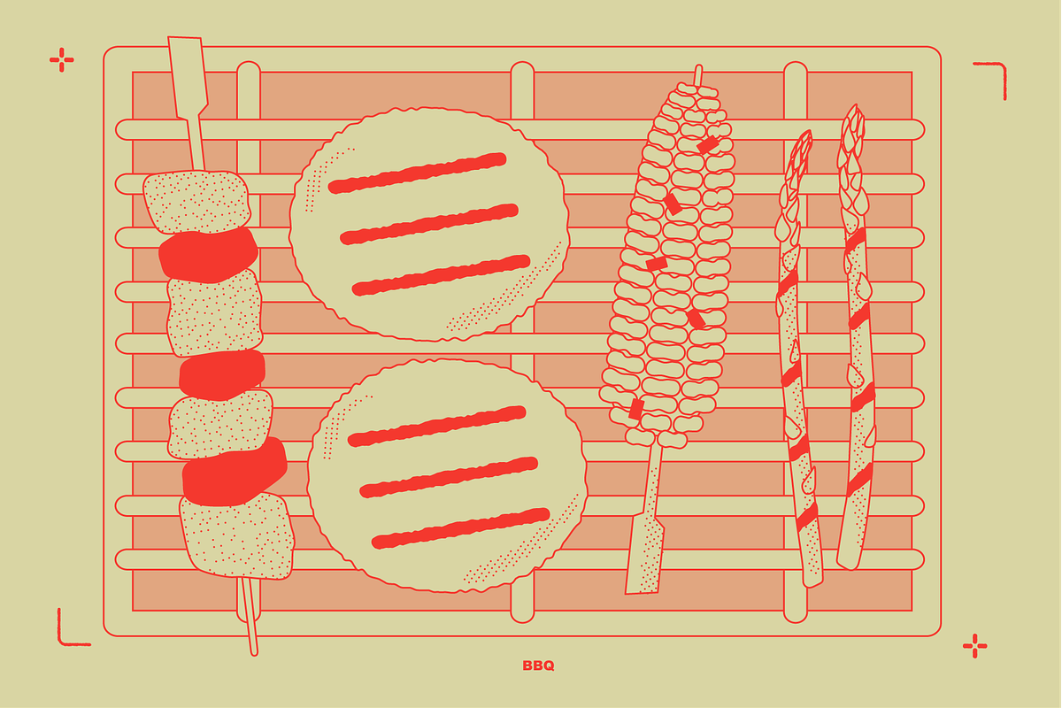 BBQ Food Vector Illustrations, a Food Illustration by TheFoodAtlas (Photo 16 of 17)