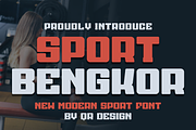 Sport Bengkor, a Sans Serif Font by QR Design Studio (Thumbnail 1 of 7)