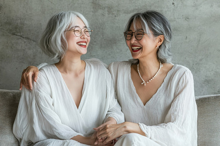 Two women enjoying time together, a Photo by Beautiful things