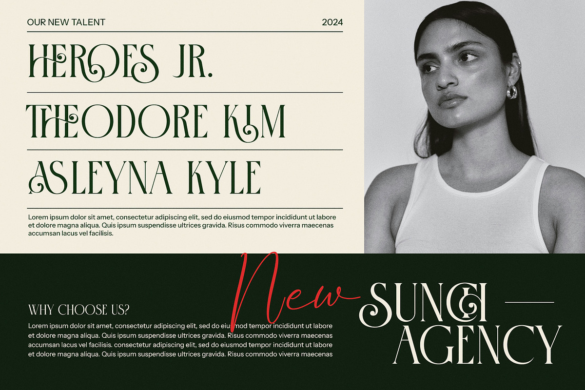 The Chrisera Stylish Serif Font, a Serif Font by Perfectype (Photo 3 of 8)