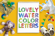 Lovely watercolor letters, a Decorative Illustration by Pippi Draws (Thumbnail 1 of 3)