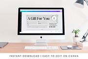 Printable Gift Certificate, a Templates & Theme by Snapybiz (Thumbnail 8 of 13)
